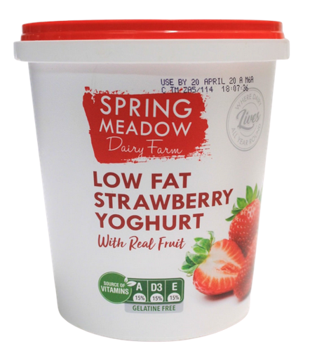 Picture of Yoghurt (Low Fat) Strawberry - 1Lt