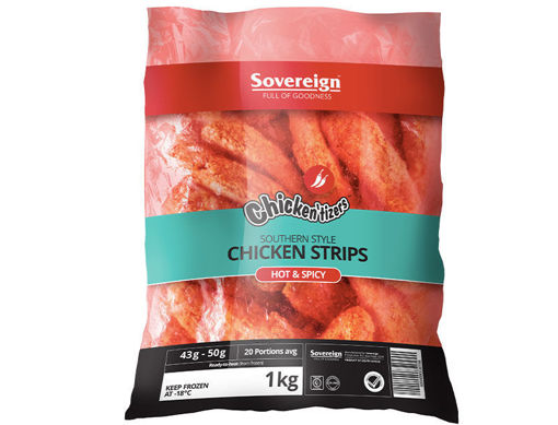 Picture of Southern Style Spicy Chicken Strips (1 Kg)